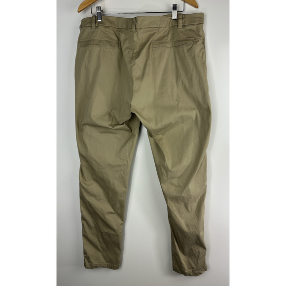 *Flawed Lululemon Commission Classic Pant Men's Size 38 Beige Golf Casual Pants - Picture 11 of 16